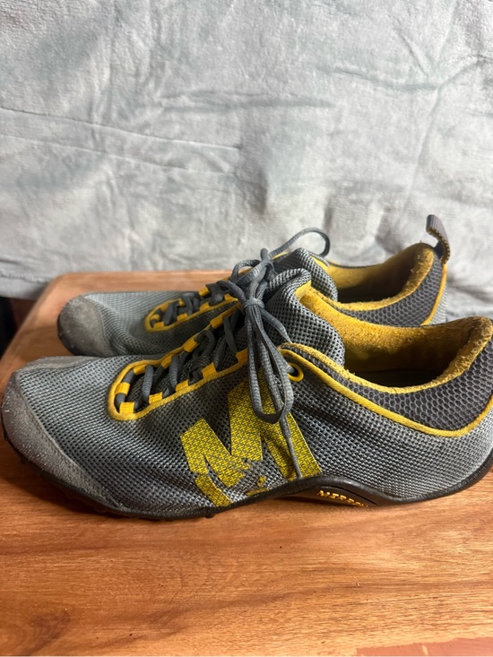Merrell Other - Merrell Men’s Trail Glove Gray and Yellow Athletic Trainers